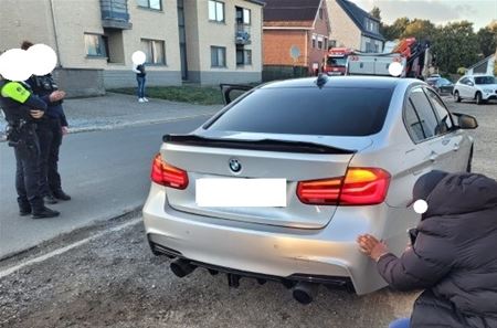 Politie nam luidruchtige BMW in beslag