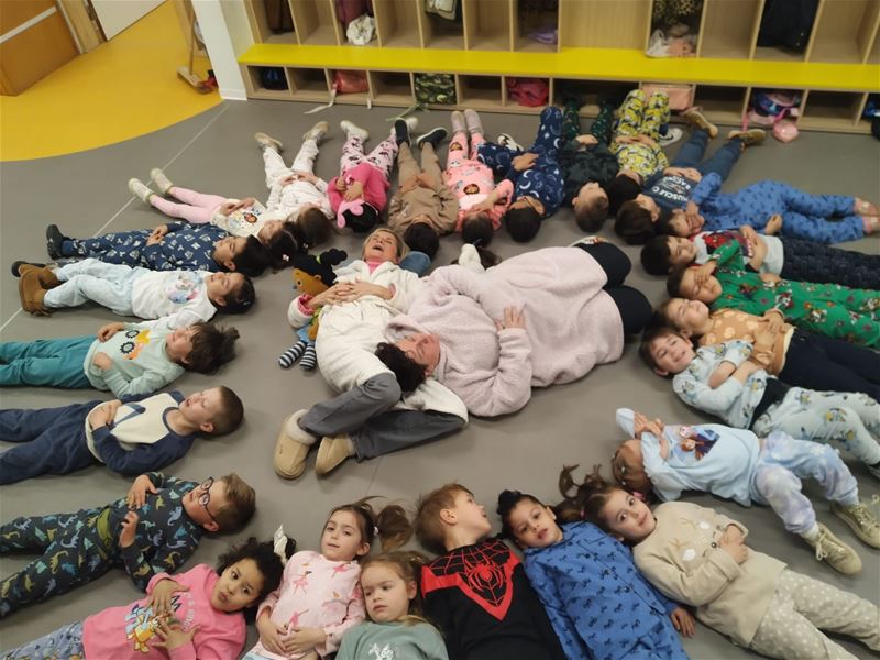 Pyjamadag in De Leerplaneet