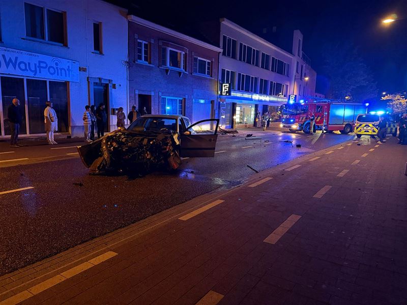 Ravage bij crash op Koerselsebaan