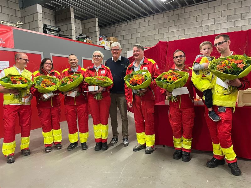 Rode Kruis vrijwilligers gehuldigd na agressie