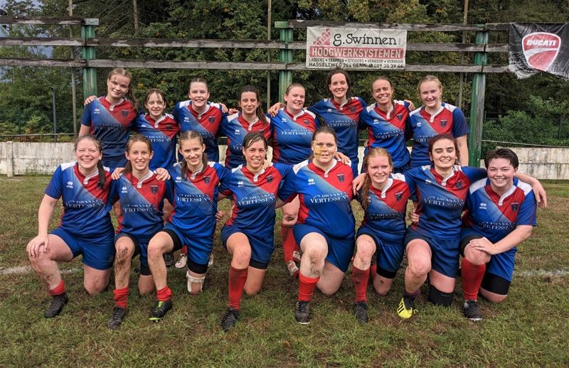 Rugbydames houden hun supportersdag