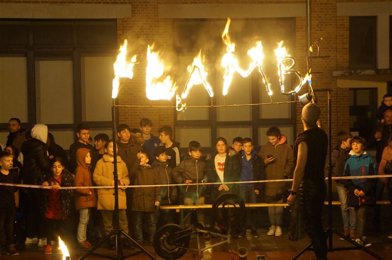 School Berkenbos in vuur en vlam