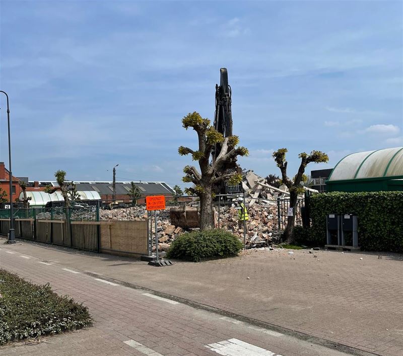 Schoolgebouw langs de Brugstraat is gesloopt