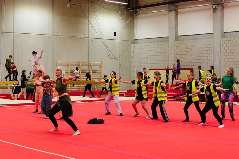 Schoolkinderen konden allerlei sporten beoefenen