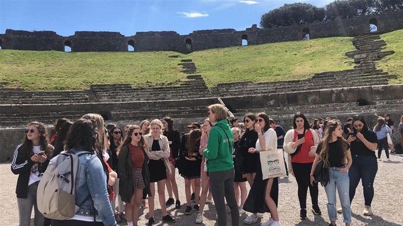 SFC-leerlingen genieten in Italië