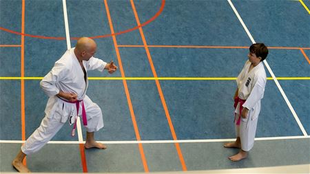 Shoshin Dojo houdt training in Japanse Tuin