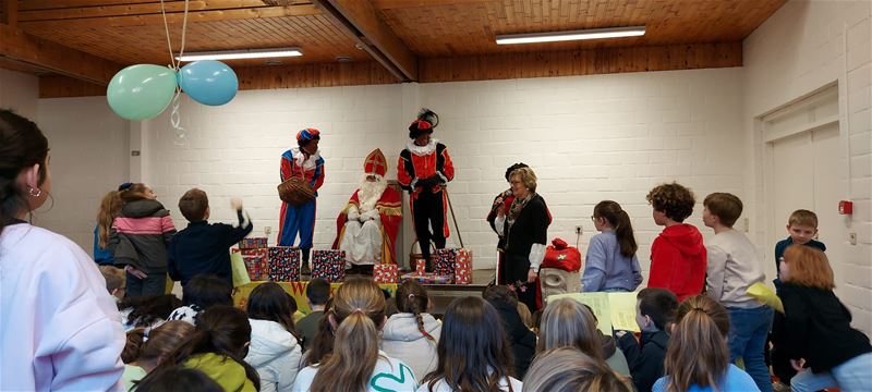 Sint zette Springplankleerlingen aan het werk