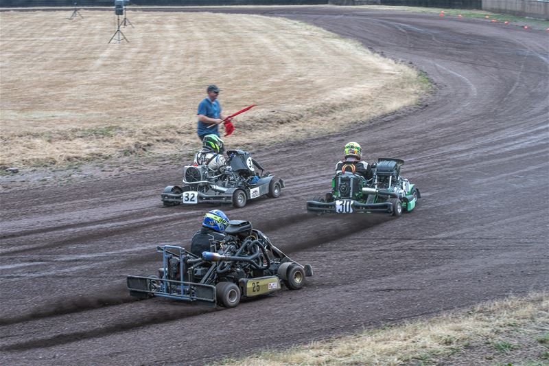 Speedwayrijders hielden vandaag hun trainingen