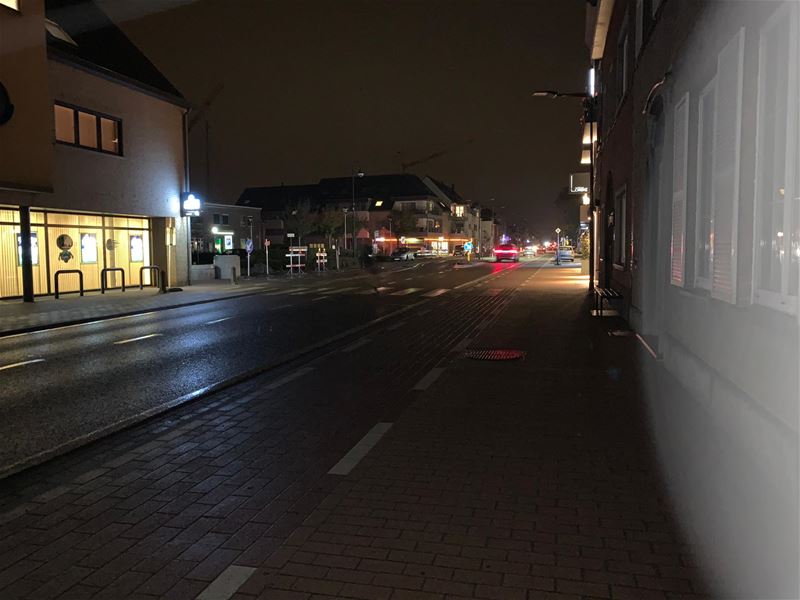 Straatverlichting in Heusden ligt uit