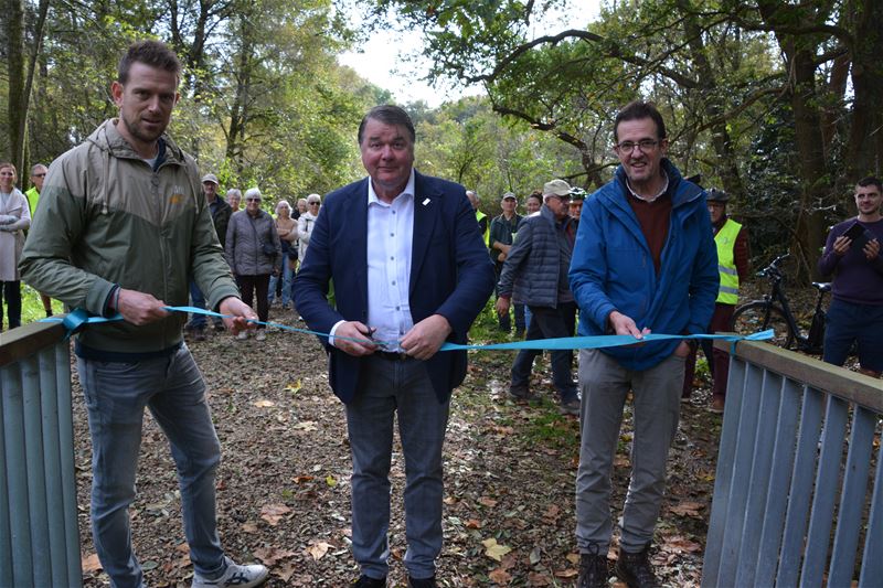 Trage wegen aan de Mangelbeek officieel geopend