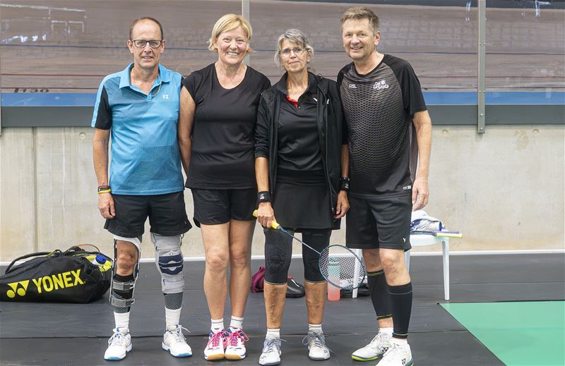 Vandaag was het aan de gemengde dubbelteams