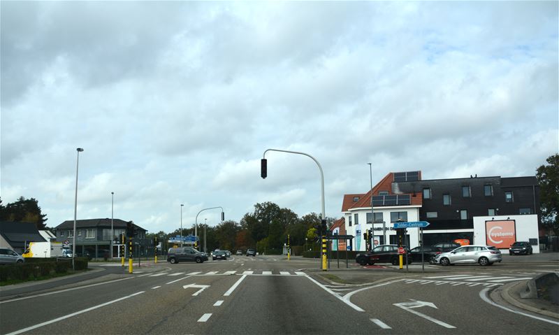 Verkeerslichten in Boekt liggen uit