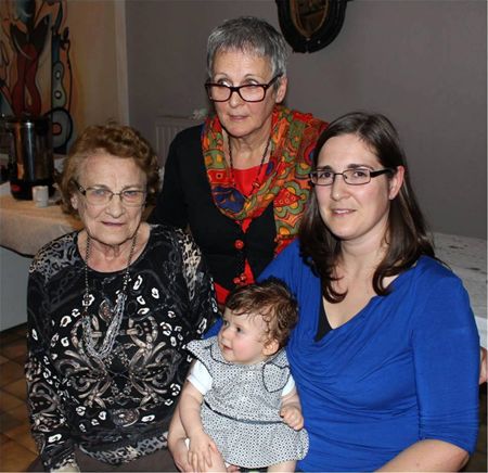 Vier generaties bij familie Roosen