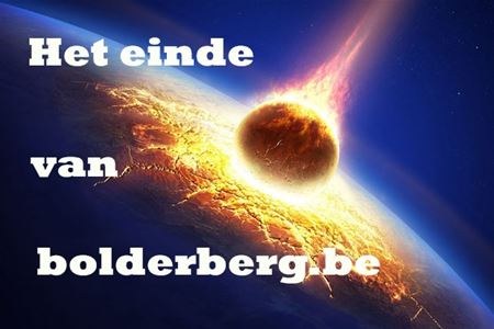 Website Bolderberg.be is gestopt