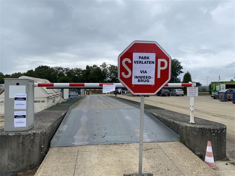 Weegbrug recyclagepark opnieuw defect