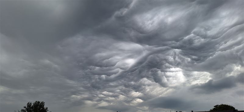 Weersverandering met bijzonder wolkenspel