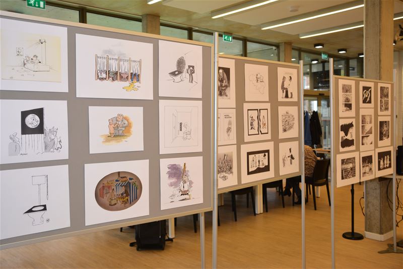 Zondag is de bib open voor expo 'Erfgoed Lacht'