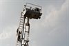 Ladderwagen houdt bezoekers in de lucht