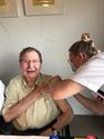 BoCasa viert tweede vaccinatie met reuzentaart