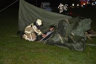 Rampoefening met vliegtuigcrash op kamp in Boekt