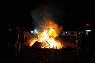 Scouts en Gidsen hielden kerstboomverbranding