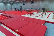 De eerste turntraining in de nieuwe gymhal