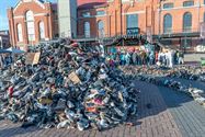 Tienduizenden schoenen als symbool tegen armoede