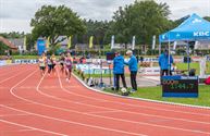 Krachtige wind bederft de pret voor de atleten