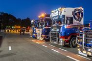 Een bijzonder moment tussen de trucks