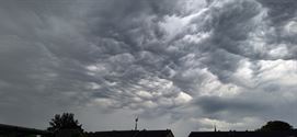 Weersverandering met bijzonder wolkenspel