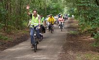 Stevige opkomst voor mooie zomerfietstocht