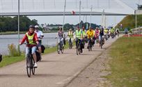 Stevige opkomst voor mooie zomerfietstocht