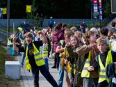 Schoolkinderen konden allerlei sporten beoefenen