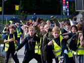 Schoolkinderen konden allerlei sporten beoefenen