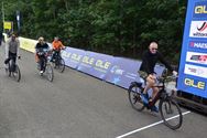 Heusden-Zolder peleton fietst naar Hasselt