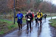 Drukte aan de start van de Mijnentocht