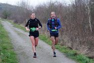 Drukte aan de start van de Mijnentocht