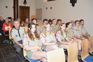 Scouts brachten het Vredeslicht naar Eversel