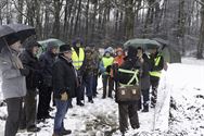 Raak-Overdag hield borrelwandeling in de sneeuw