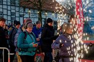 Dappere wandelaars vertrokken in frisse ochtend