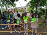 165 wandelaars, jong en oud samen op pad