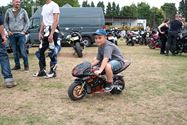 Veel volk op geanimeerd Motorcycle Festival