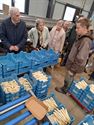 Samana Berkenbos genoot van asperges in Peer