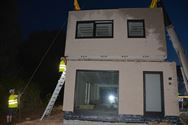 Vijf afgewerkte huizen in één nacht