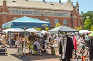 Rommelmarkt maakt van Marktplein tropische plek