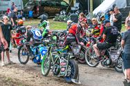 Speedwayrijders hielden vandaag hun trainingen