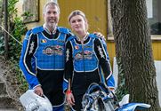 Speedwayrijders hielden vandaag hun trainingen