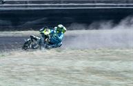 Speedwayrijders hielden vandaag hun trainingen