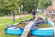 Fietsers zorgen voor spektakelstuk in Eversel