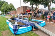 Fietsers zorgen voor spektakelstuk in Eversel